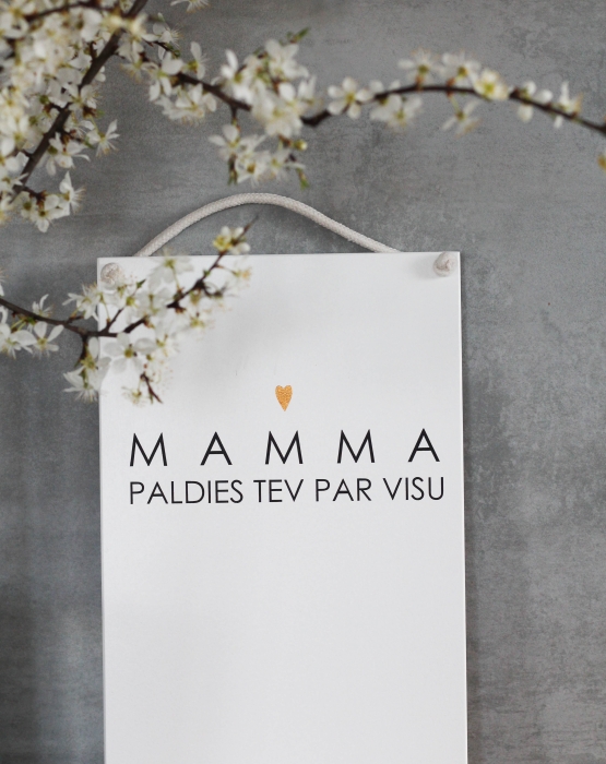 Koka dekors &quot;Mamma. Paldies Tev par visu&quot;